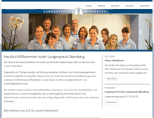 Tablet Screenshot of lungenarzt.de